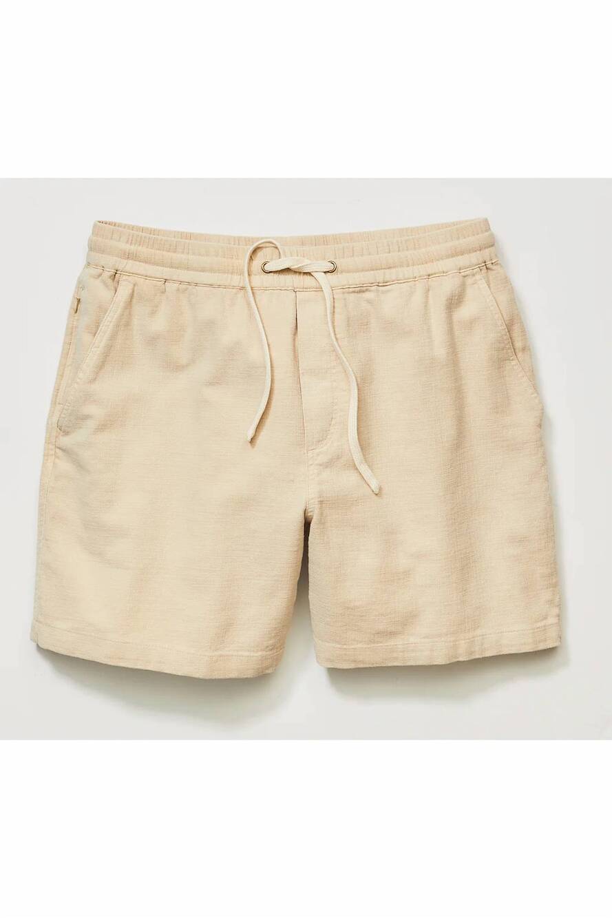 NEW MARINE LAYER men's saturday beach short in sand